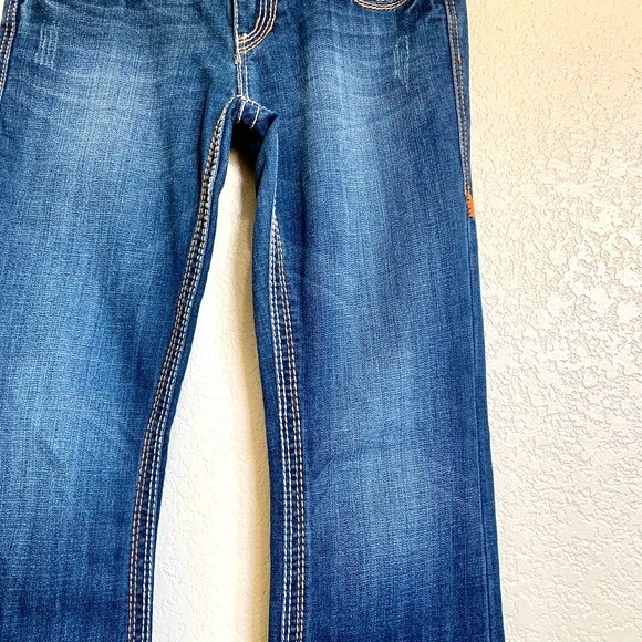Seven 7  blue jeans  women denim jeans bootcut blue size 27 - Picture 5 of 10